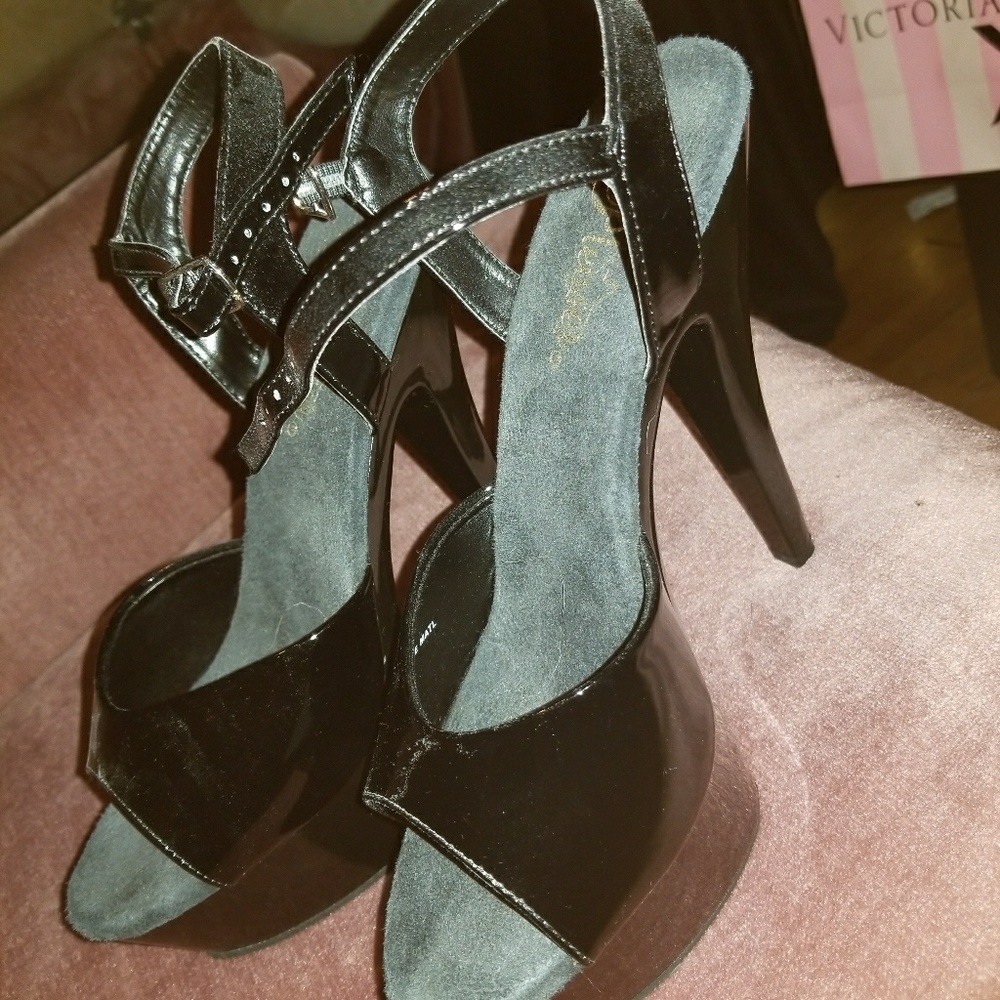 Black stilettos